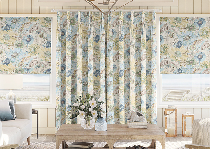 Spring Garden, Seafoam - Made to Measure Curtains - Image 7